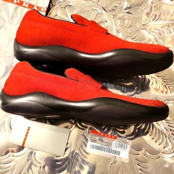 men size 61/2NIB, authentic  prada loafers gorgeous brand new!authentic  prada!! - Picture 4 of 10